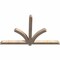 Ekena Millwork Redmond Smooth Timber Gable Bracket, Douglas Fir, 72"W x 45"H x 3 1/2"D x 3 1/2"F, 15/12 Pitch GBW072X45X0404RED00SDF - alternate 3